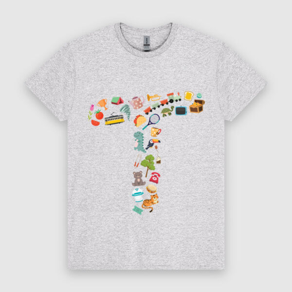 Tinnitus Awareness Large T tee (dark text) - HeavyCotton™ Tee Thumbnail