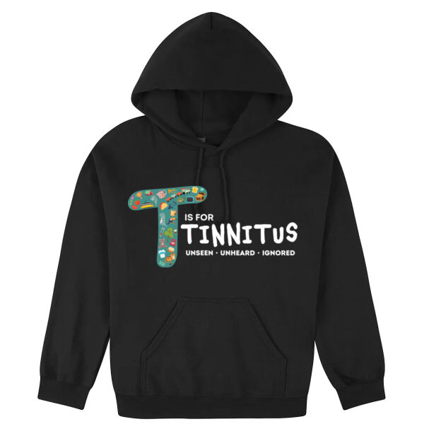 T is for Tinnitus - Hooded Sweatshirt Thumbnail