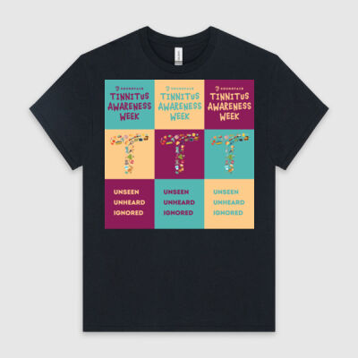 Tinnitus Awareness Grid - HeavyCotton™ Tee Thumbnail